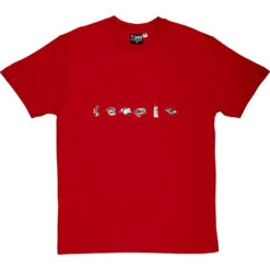 The Evolution Of Telephones T-Shirt -ThinkWear Collective Sales evolution of telephones tshirt redtshirt