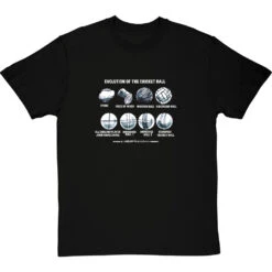 Evolution Of The Cricket Ball T-Shirt