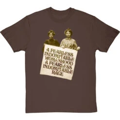 A Fearless Indomitable Womanhood T-Shirt -ThinkWear Collective Sales fearless womanhood tshirt hazelnuttshirt