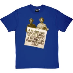 A Fearless Indomitable Womanhood T-Shirt -ThinkWear Collective Sales fearless womanhood tshirt royalbluetshirt