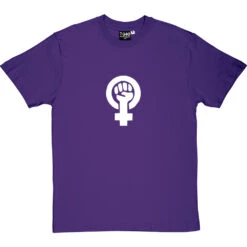 Feminist Fist T-Shirt -ThinkWear Collective Sales feminist fist tshirt 2 purpletshirt