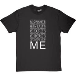 First They Came For The Migrants T-Shirt -ThinkWear Collective Sales first they came tshirt 2 charcoaltshirt