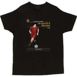 Football Classics: 101 Uses For A Pig's Head By Luis Figo T-Shirt 17 Football Classics: 101 Uses For A Pig's Head By Luis Figo T-Shirt -ThinkWear Collective Sales football classics 101 uses for a pigs head tshirt black mens v neck tshirt