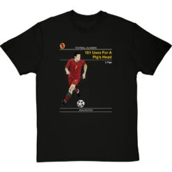 Football Classics: 101 Uses For A Pig's Head By Luis Figo T-Shirt 14 Football Classics: 101 Uses For A Pig's Head By Luis Figo T-Shirt -ThinkWear Collective Sales football classics 101 uses for a pigs head tshirt blacktshirt