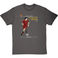 Football Classics: 101 Uses For A Pig's Head By Luis Figo T-Shirt 21 Football Classics: 101 Uses For A Pig's Head By Luis Figo T-Shirt -ThinkWear Collective Sales football classics 101 uses for a pigs head tshirt charcoaltshirt