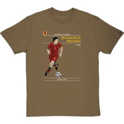 Football Classics: 101 Uses For A Pig's Head By Luis Figo T-Shirt 15 Football Classics: 101 Uses For A Pig's Head By Luis Figo T-Shirt -ThinkWear Collective Sales football classics 101 uses for a pigs head tshirt olivetshirt