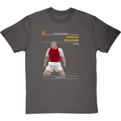 Football Classics: Achieving Immortality By Thierry Henry T-Shirt -ThinkWear Collective Sales football classics achieving immortality tshirt charcoaltshirt