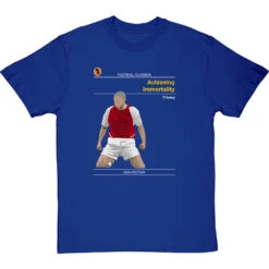 Football Classics: Achieving Immortality By Thierry Henry T-Shirt -ThinkWear Collective Sales football classics achieving immortality tshirt royalbluetshirt