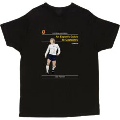 Football Classics: An Expert's Guide To Captaincy By Bobby Moore T-Shirt -ThinkWear Collective Sales football classics an experts guide to captaincy tshirt black mens v neck tshirt
