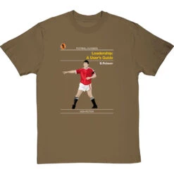 Football Classics: Leadership A User's Guide By Bryan Robson T-Shirt -ThinkWear Collective Sales football classics leadership a users guide tshirt olivetshirt