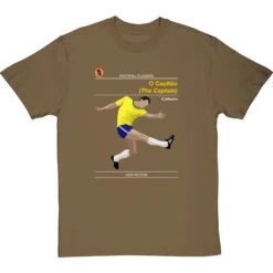 Football Classics: O Capitão By Carlos Alberto T-Shirt -ThinkWear Collective Sales football classics o capitao tshirt olivetshirt