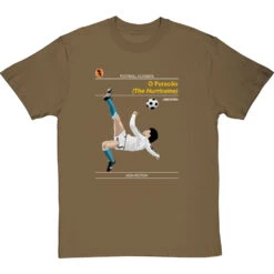 Football Classics: O Furacão By Jairzinho T-Shirt -ThinkWear Collective Sales football classics o furacao tshirt olivetshirt