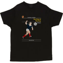 Football Classics: The King Of The Kop By Kenny Dalglish T-Shirt -ThinkWear Collective Sales football classics the king of the kop tshirt black mens v neck tshirt