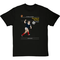 Football Classics: The King Of The Kop By Kenny Dalglish T-Shirt -ThinkWear Collective Sales football classics the king of the kop tshirt blacktshirt