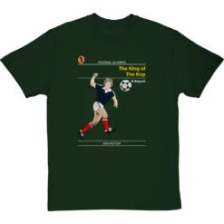 Football Classics: The King Of The Kop By Kenny Dalglish T-Shirt -ThinkWear Collective Sales football classics the king of the kop tshirt bottlegreentshirt
