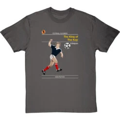 Football Classics: The King Of The Kop By Kenny Dalglish T-Shirt -ThinkWear Collective Sales football classics the king of the kop tshirt charcoaltshirt