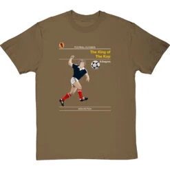 Football Classics: The King Of The Kop By Kenny Dalglish T-Shirt -ThinkWear Collective Sales football classics the king of the kop tshirt olivetshirt