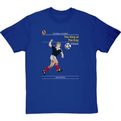 Football Classics: The King Of The Kop By Kenny Dalglish T-Shirt -ThinkWear Collective Sales football classics the king of the kop tshirt royalbluetshirt