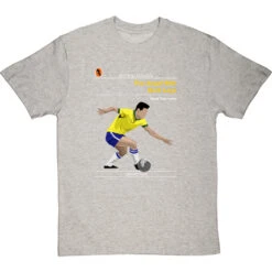 Football Classics: The Angel With Bent Legs By Garrincha T-Shirt -ThinkWear Collective Sales football classics the little bird tshirt lightoxfordtshirt