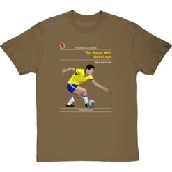 Football Classics: The Angel With Bent Legs By Garrincha T-Shirt -ThinkWear Collective Sales football classics the little bird tshirt olivetshirt