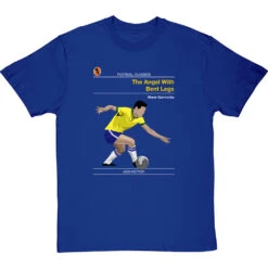 Football Classics: The Angel With Bent Legs By Garrincha T-Shirt -ThinkWear Collective Sales football classics the little bird tshirt royalbluetshirt