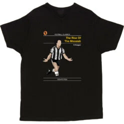 Football Classics: The Rise Of The Messiah By Kevin Keegan T-Shirt -ThinkWear Collective Sales football classics the rise of the messiah tshirt black mens v neck tshirt