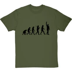 Evolution Of Football (Bobby Moore) T-Shirt -ThinkWear Collective Sales football evolution bobby moore tshirt 1 olivetshirt