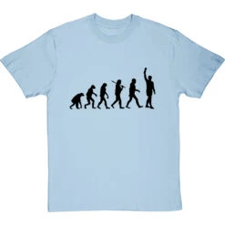 Evolution Of Football (Bobby Moore) T-Shirt -ThinkWear Collective Sales football evolution bobby moore tshirt 1 skybluetshirt
