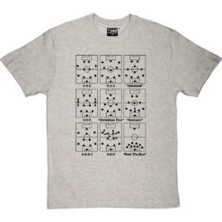 Football Formations T-Shirt -ThinkWear Collective Sales football formations tshirt 1 lightoxfordtshirt