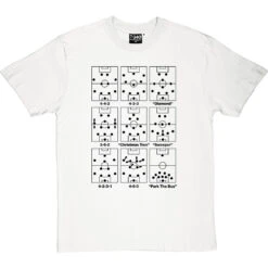 Football Formations T-Shirt -ThinkWear Collective Sales football formations tshirt 1 whitetshirt