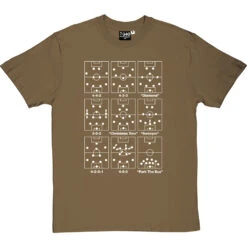 Football Formations T-Shirt -ThinkWear Collective Sales football formations tshirt 2 olivetshirt