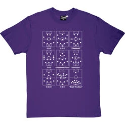 Football Formations T-Shirt -ThinkWear Collective Sales football formations tshirt 2 purpletshirt