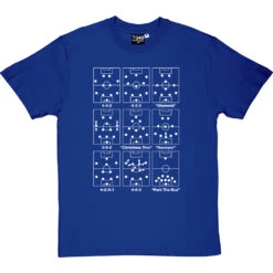 Football Formations T-Shirt -ThinkWear Collective Sales football formations tshirt 2 royalbluetshirt