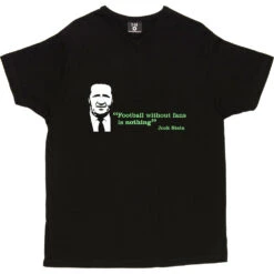 Football Without Fans Is Nothing T-Shirt -ThinkWear Collective Sales football without fans tshirt black mens v neck tshirt