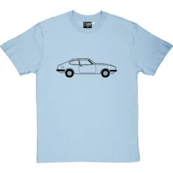 Ford Capri T-Shirt 39 Ford Capri T-Shirt -ThinkWear Collective Sales ford capri tshirt 1 skybluetshirt