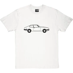 Ford Capri T-Shirt 23 Ford Capri T-Shirt -ThinkWear Collective Sales ford capri tshirt 1 whitetshirt