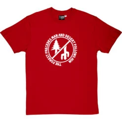 Forest Precedes Man, Desert Follows Him T-Shirt -ThinkWear Collective Sales forest precedes man tshirt 2 redtshirt