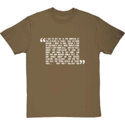 Four Yorkshiremen T-Shirt -ThinkWear Collective Sales four yorkshiremen tshirt 2 olivetshirt