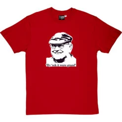 Fred Dibnah T-Shirt -ThinkWear Collective Sales fred dibnah tshirt redtshirt