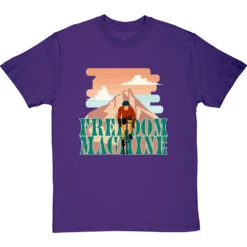 Freedom Machine T-Shirt -ThinkWear Collective Sales freedom machine tshirt purpletshirt