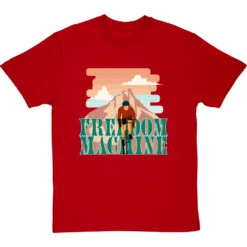 Freedom Machine T-Shirt -ThinkWear Collective Sales freedom machine tshirt redtshirt