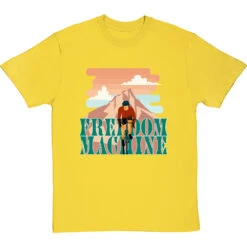 Freedom Machine T-Shirt -ThinkWear Collective Sales freedom machine tshirt yellowtshirt