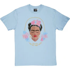 Frida Kahlo "I Am My Own Muse" T-Shirt -ThinkWear Collective Sales frida kahlo own muse tshirt 252 skybluetshirt