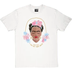 Frida Kahlo "I Am My Own Muse" T-Shirt -ThinkWear Collective Sales frida kahlo own muse tshirt 252 whitetshirt