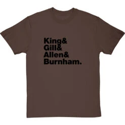 Gang Of Four Line-Up T-Shirt -ThinkWear Collective Sales gang of four line up tshirt 1 hazelnuttshirt