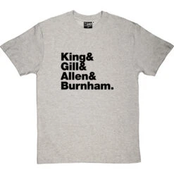 Gang Of Four Line-Up T-Shirt -ThinkWear Collective Sales gang of four line up tshirt 1 lightoxfordtshirt