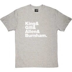 Gang Of Four Line-Up T-Shirt -ThinkWear Collective Sales gang of four line up tshirt 2 lightoxfordtshirt