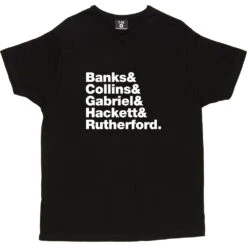 Genesis Line-Up T-Shirt -ThinkWear Collective Sales genesis tshirt 2 black mens v neck tshirt