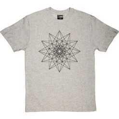 Geometric Star T-Shirt -ThinkWear Collective Sales geometric star tshirt 1 lightoxfordtshirt