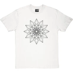 Geometric Star T-Shirt -ThinkWear Collective Sales geometric star tshirt 1 whitetshirt